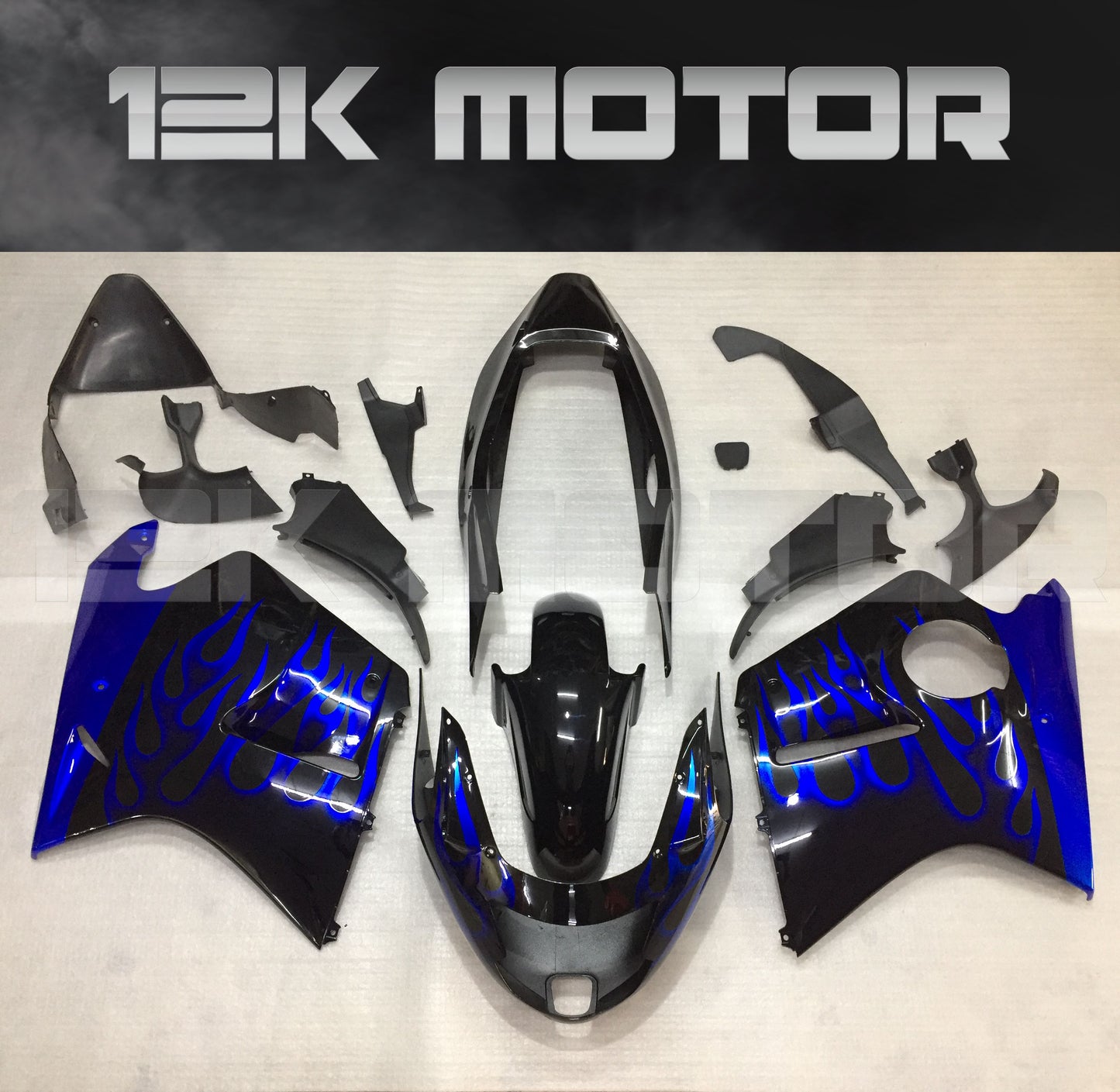 Blue Flame Fairing fit HONDA CBR1100XX Blackbird 1996 - 2007