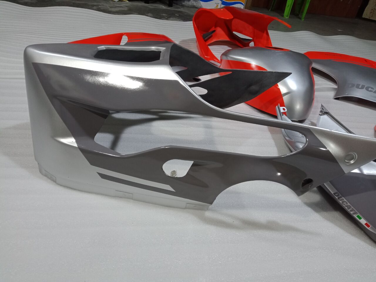 DUCATI 899 1199 Race Fairing Kit Fiberglass Track Fairing Kit