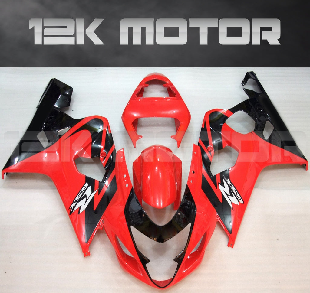 Red Fairing Fit For SUZUKI GSXR 600/750 2004 2005 Aftermarket Fairing Kit