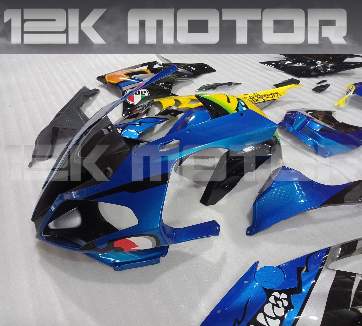 BMW S1000RR Fairings 2009-2014 Blue Shark Fairing