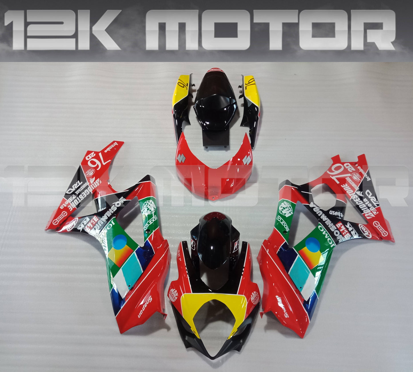 Custom Design Fairing Kit for SUZUKI GSXR1000 2007 2008