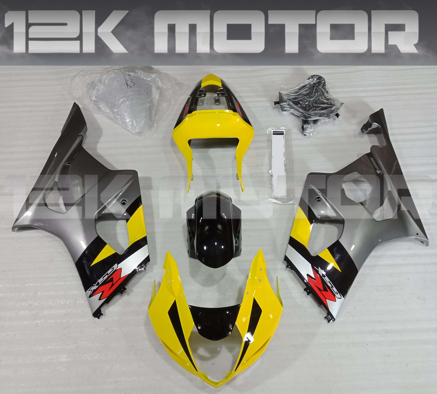 Yellow Grey Fairing Kit For SUZUKI TL1000R 1998 1999 2000 2001 2002 2003