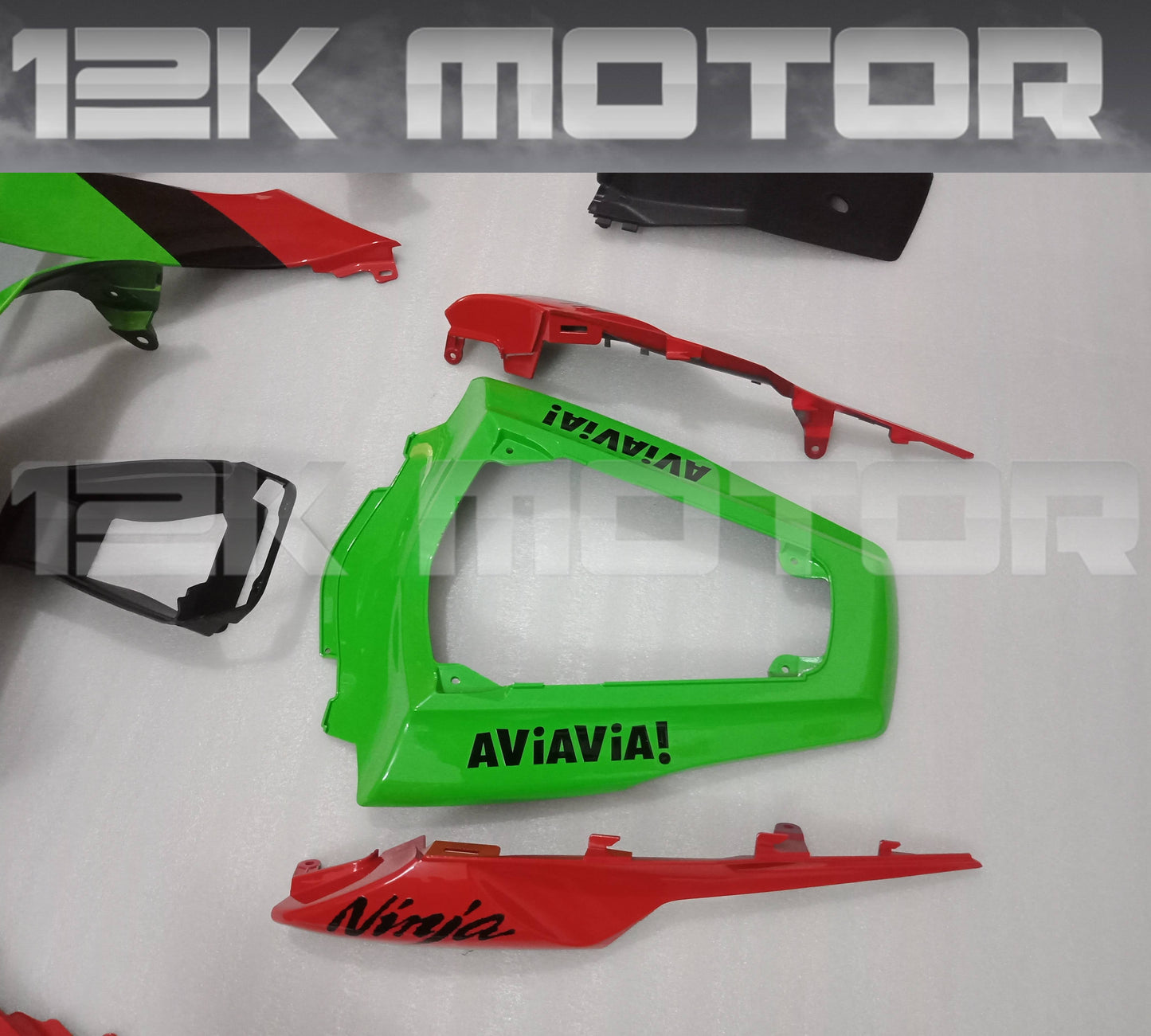 Green Shark Fairing Kit For 2011 2012 2013 2014 2015 Kawasaki ZX-10R