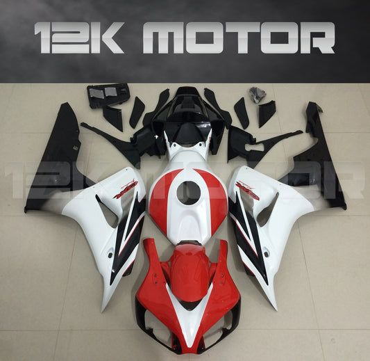 HONDA CBR1000RR 2006 2007 Red White design Fairings