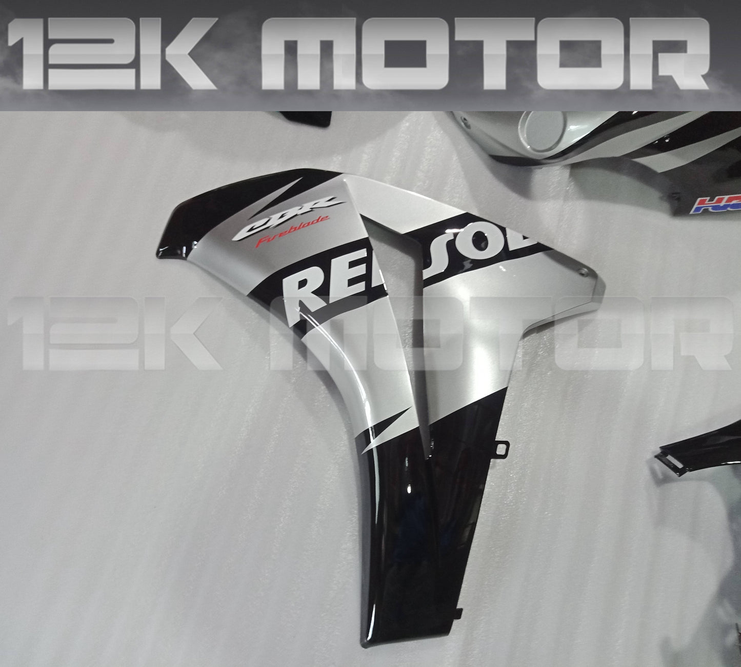 Silver and Black Repsol Fairing Kit For HONDA CBR1000RR 2008 2009 2010 2011