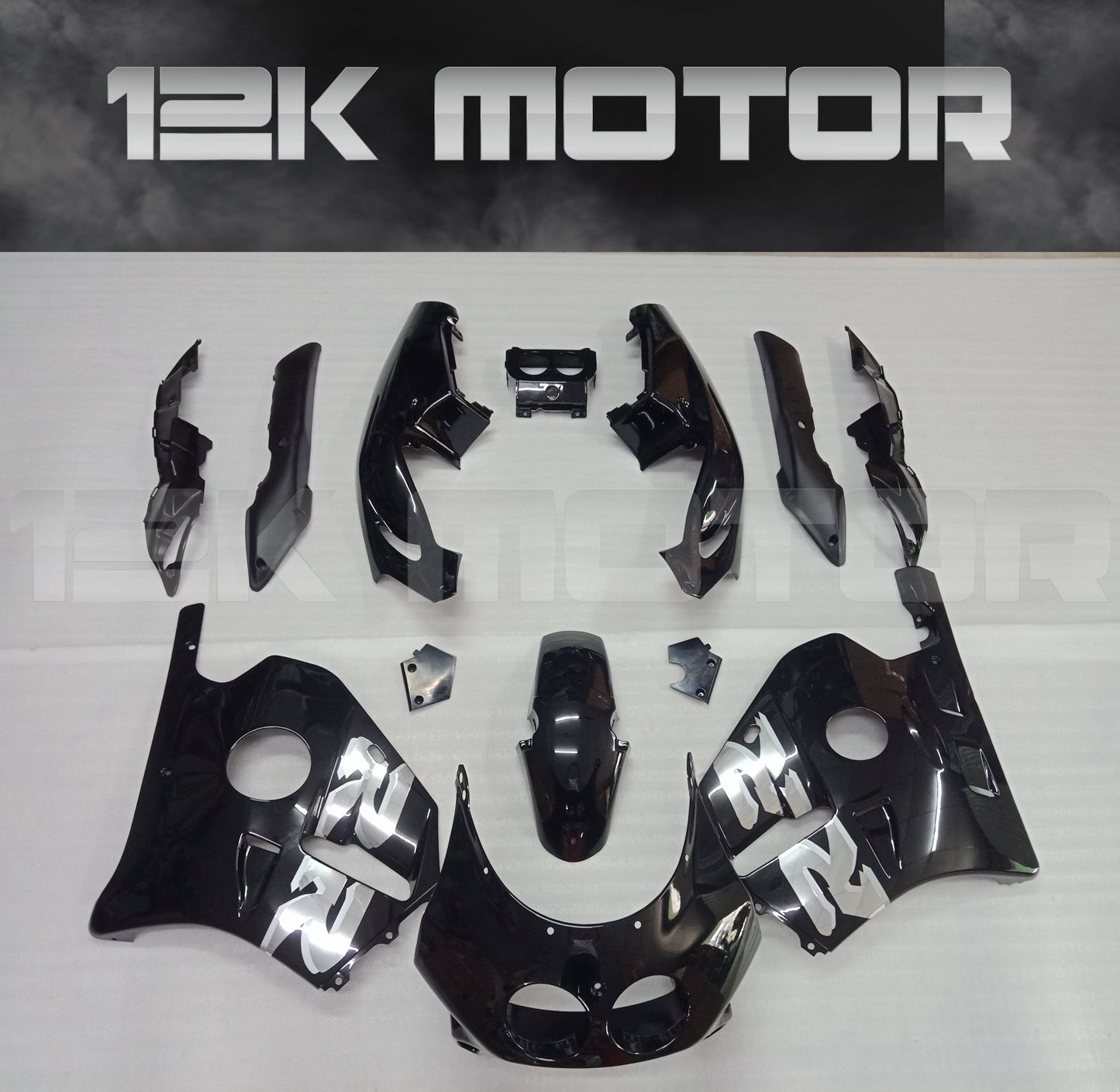 Black Chormn Fairing Kit for HONDA CBR250 MC22 MC 22 1990-1999
