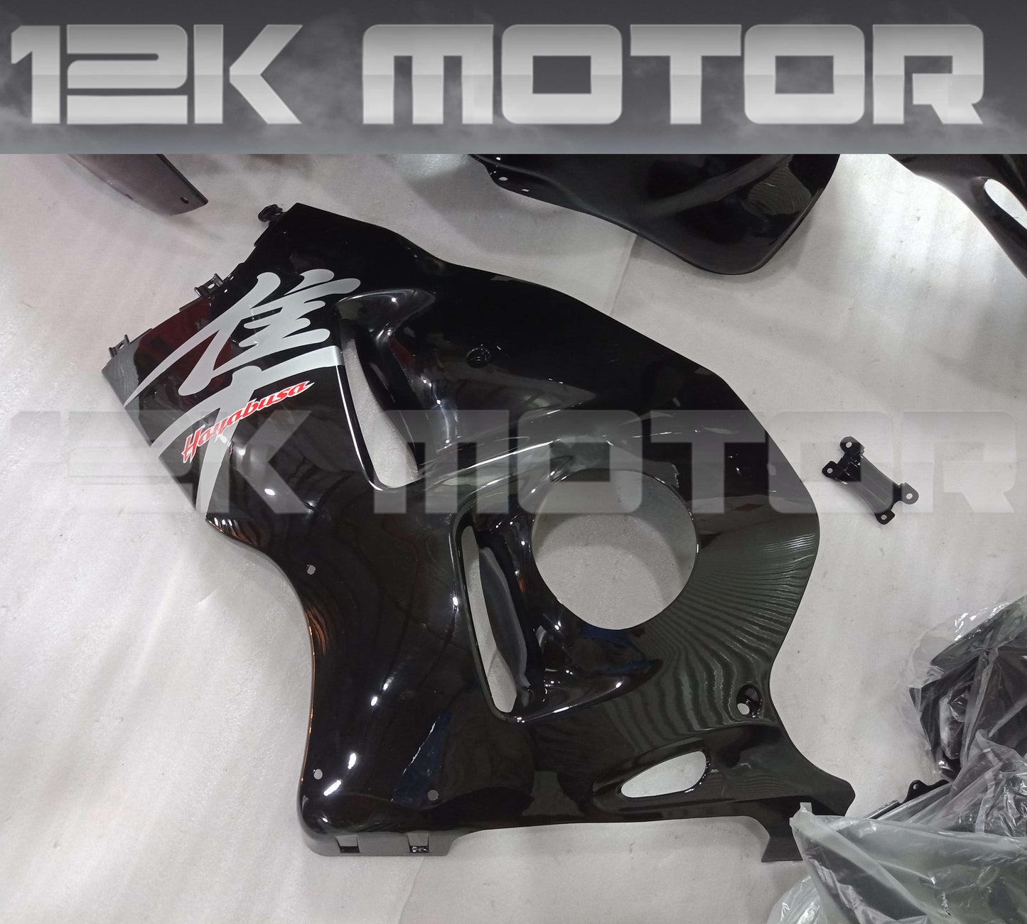 All Black Fairing Kit For SUZUKI Hayabusa GSX1300R 1999 to 2007