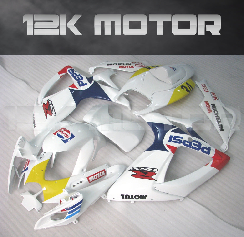 PEPSI Fairing Fit For SUZUKI GSXR 600/750 2006 2007 Aftermarket Fairing Kit