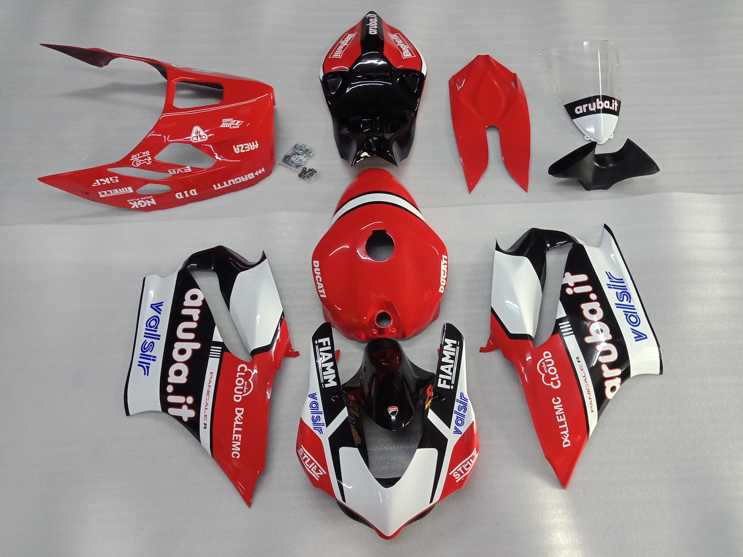 DUCATI 899 1199 Race Fairing Kit Fiberglass Aruba it