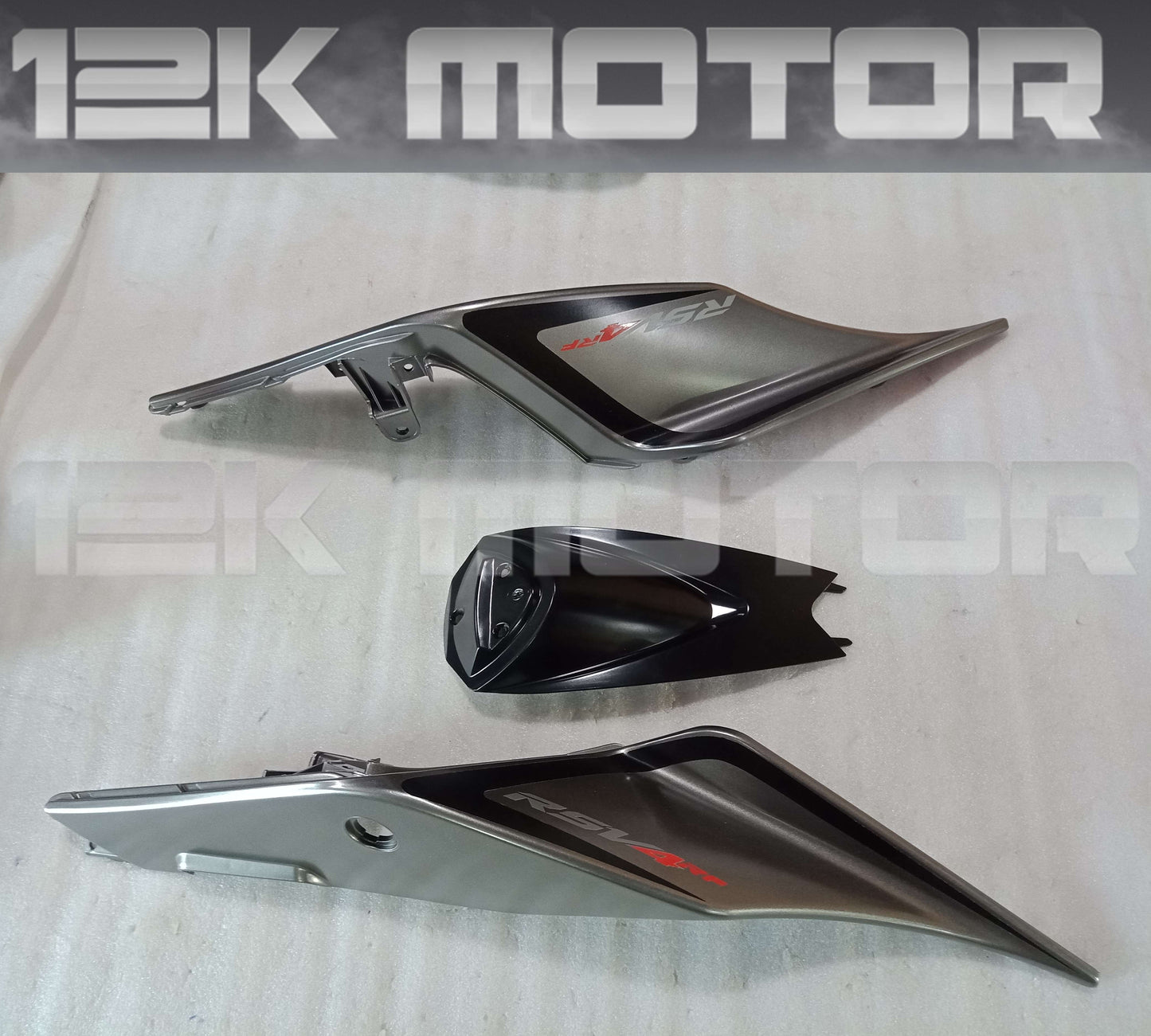 Silver Black Fairing Kit For Aprilia RSV4 2009 - 2019