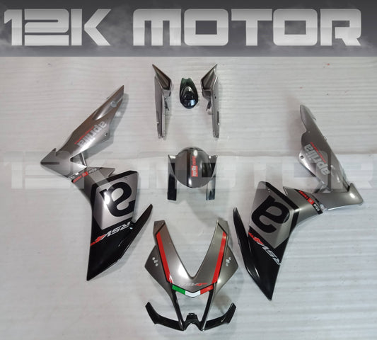 Silver Black Fairing Kit For Aprilia RSV4 2009 - 2019