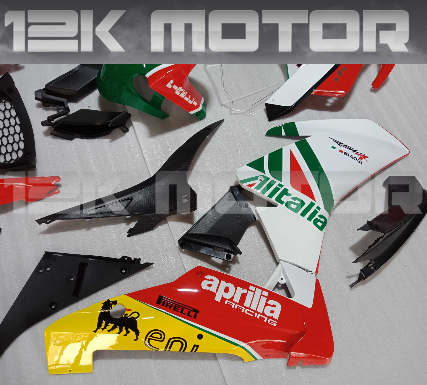 Aprilia RSV4 Fairings 2009 2010 2011 2012 2013 2014 2015 2016 2017 2018 2019 2020 Alitalia Fairing Kits