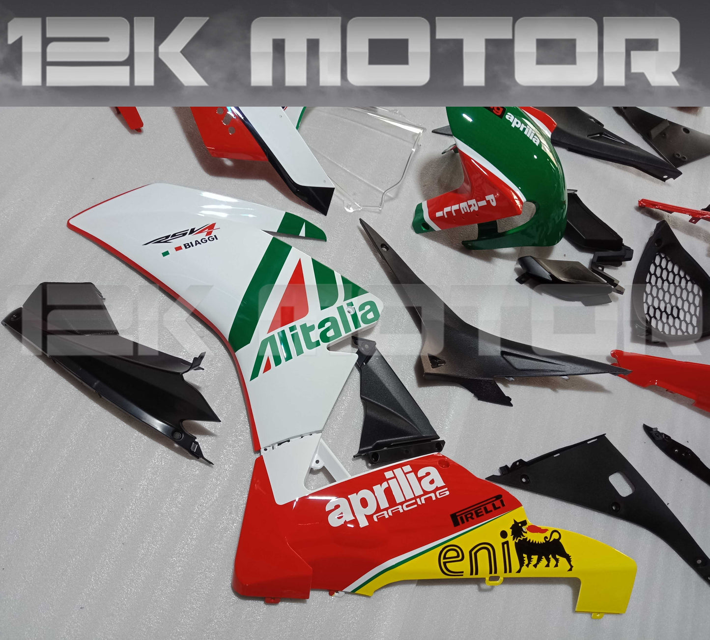 Aprilia RSV4 Fairings 2009 2010 2011 2012 2013 2014 2015 2016 2017 2018 2019 2020 Alitalia Fairing Kits