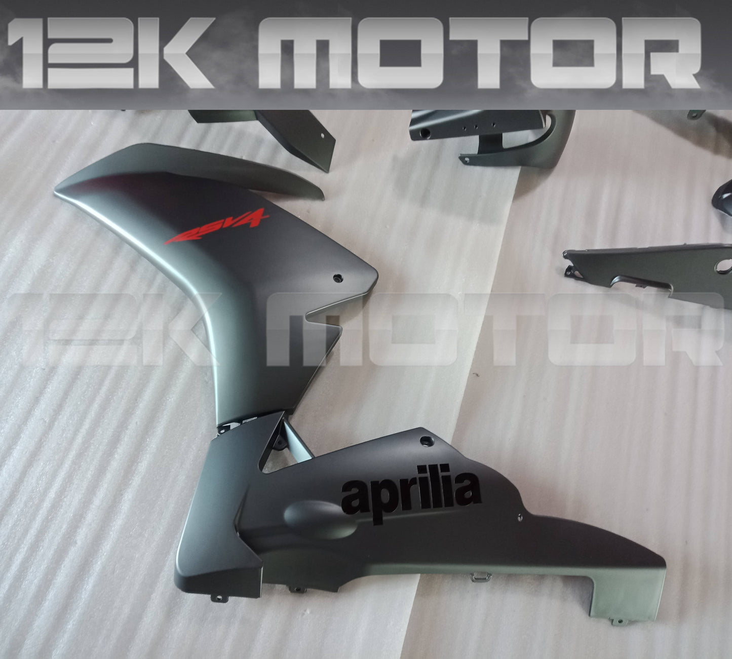 Matt Grey Color Fairing Kit For Aprilia RSV4 2009 - 2019