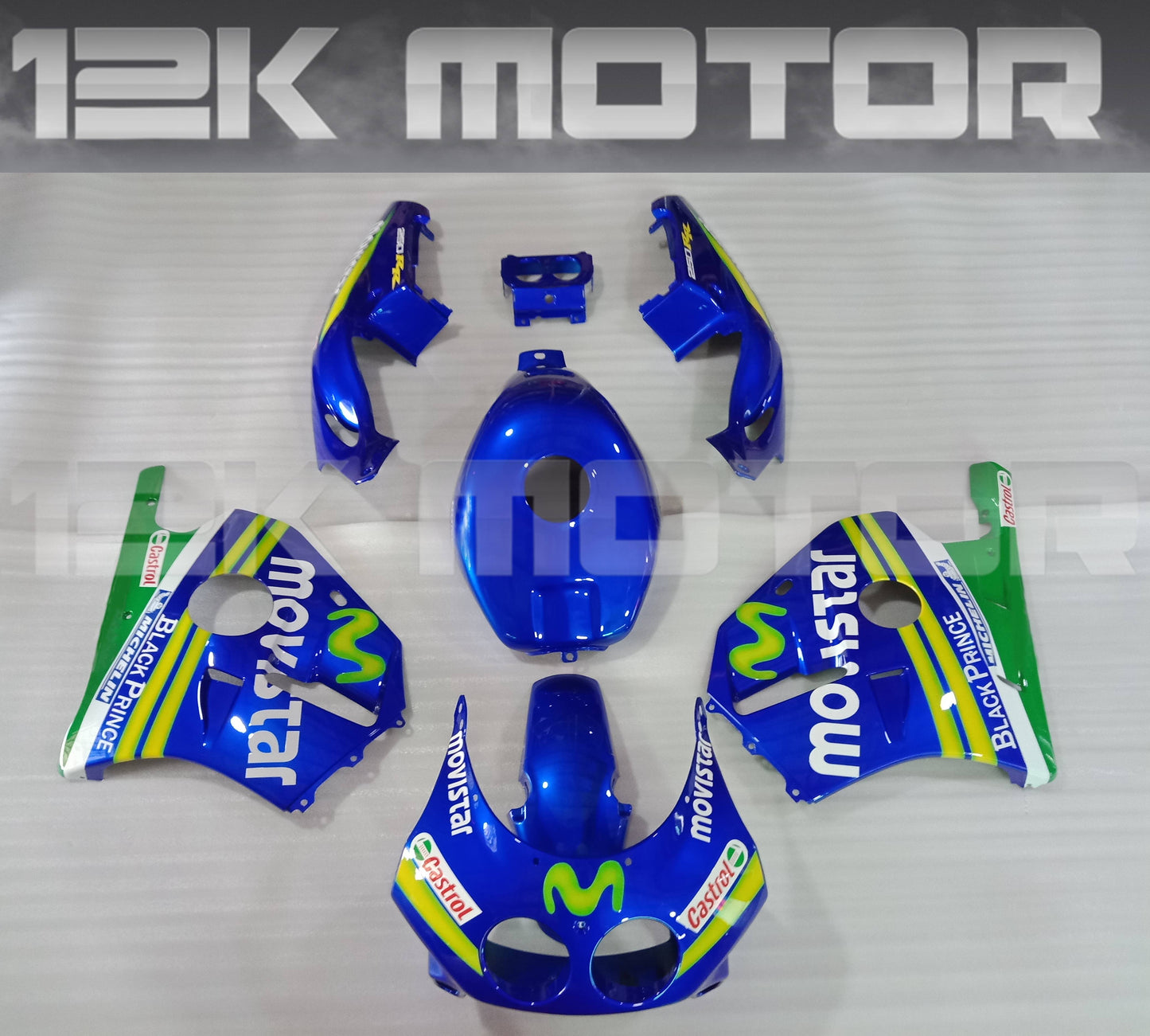 Movistar Scheme Fairing Kit for HONDA CBR250 MC22 MC 22 1990-1999