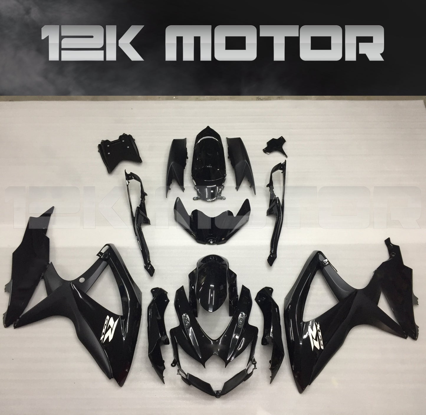 Black and White Fairing Fit for SUZUKI GSXR 600/750 2008-2010 Aftermarket Fairing Kit