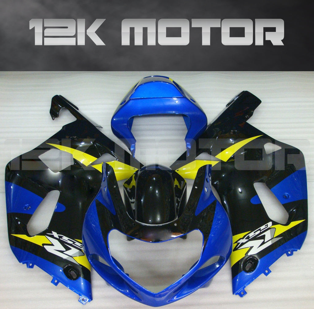 Black and Yellow Fairing Fit For SUZUKI GSXR 600/750 2000-2003 Aftermarket Fairing Kit