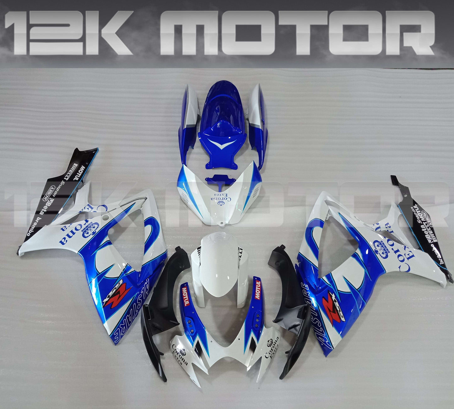 White Corona Fairing Fit For SUZUKI GSXR 600/750 2006 2007 Aftermarket Fairing Kit