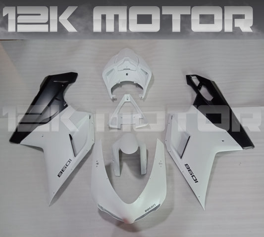 Pearl White Fairing Kit For Ducati 848 1098 1198