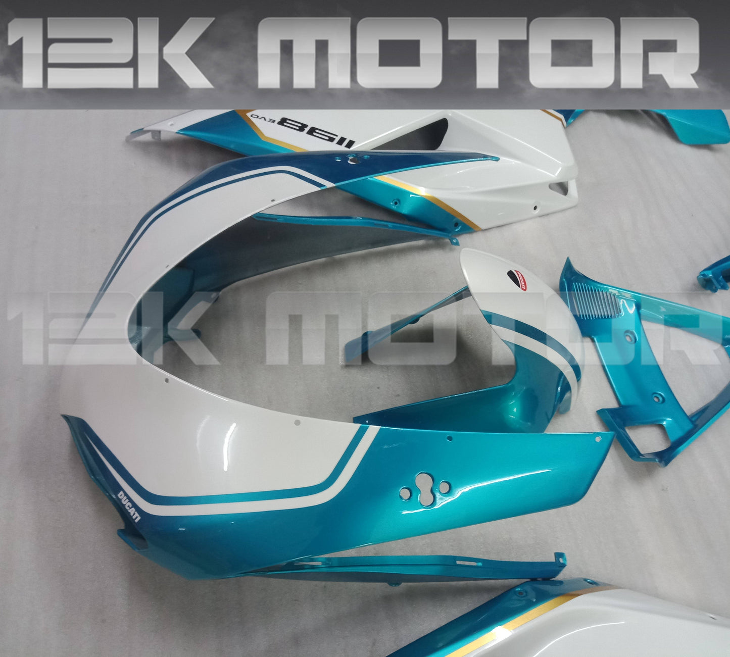 Ducati 848 1098 1198 Special Color Tiffany blue Fairing