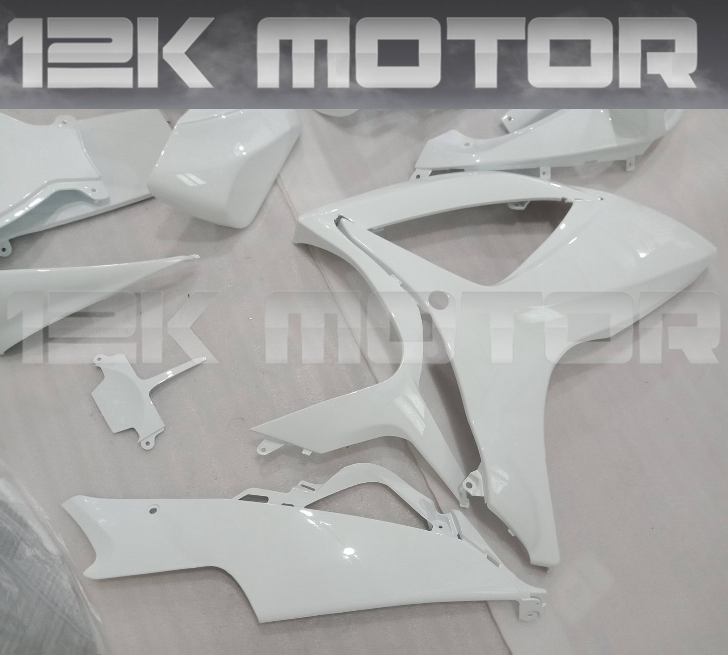 All White Color Fairing Kit For 2006 2007 SUZUKI GSXR 600 GSXR750