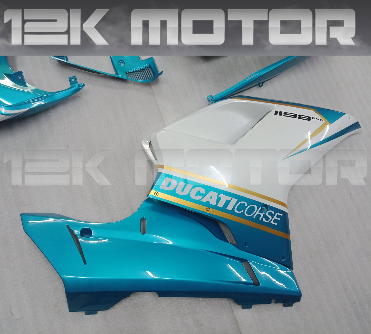 Ducati 848 1098 1198 Special Color Tiffany blue Fairing