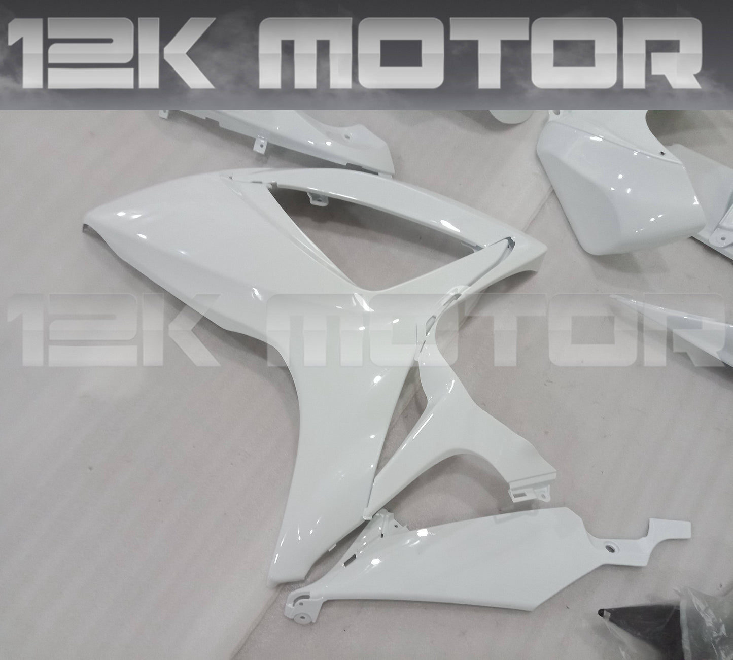 All White Color Fairing Kit For 2006 2007 SUZUKI GSXR 600 GSXR750