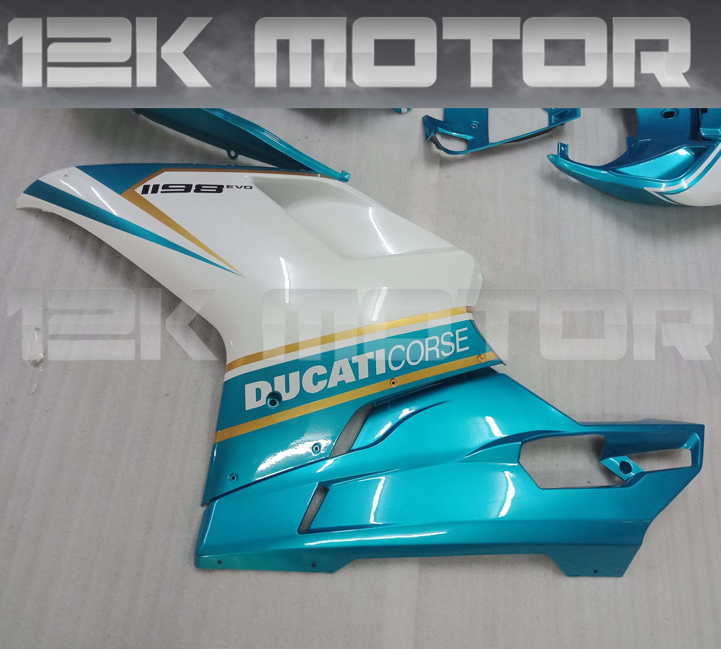 Ducati 848 1098 1198 Special Color Tiffany blue Fairing