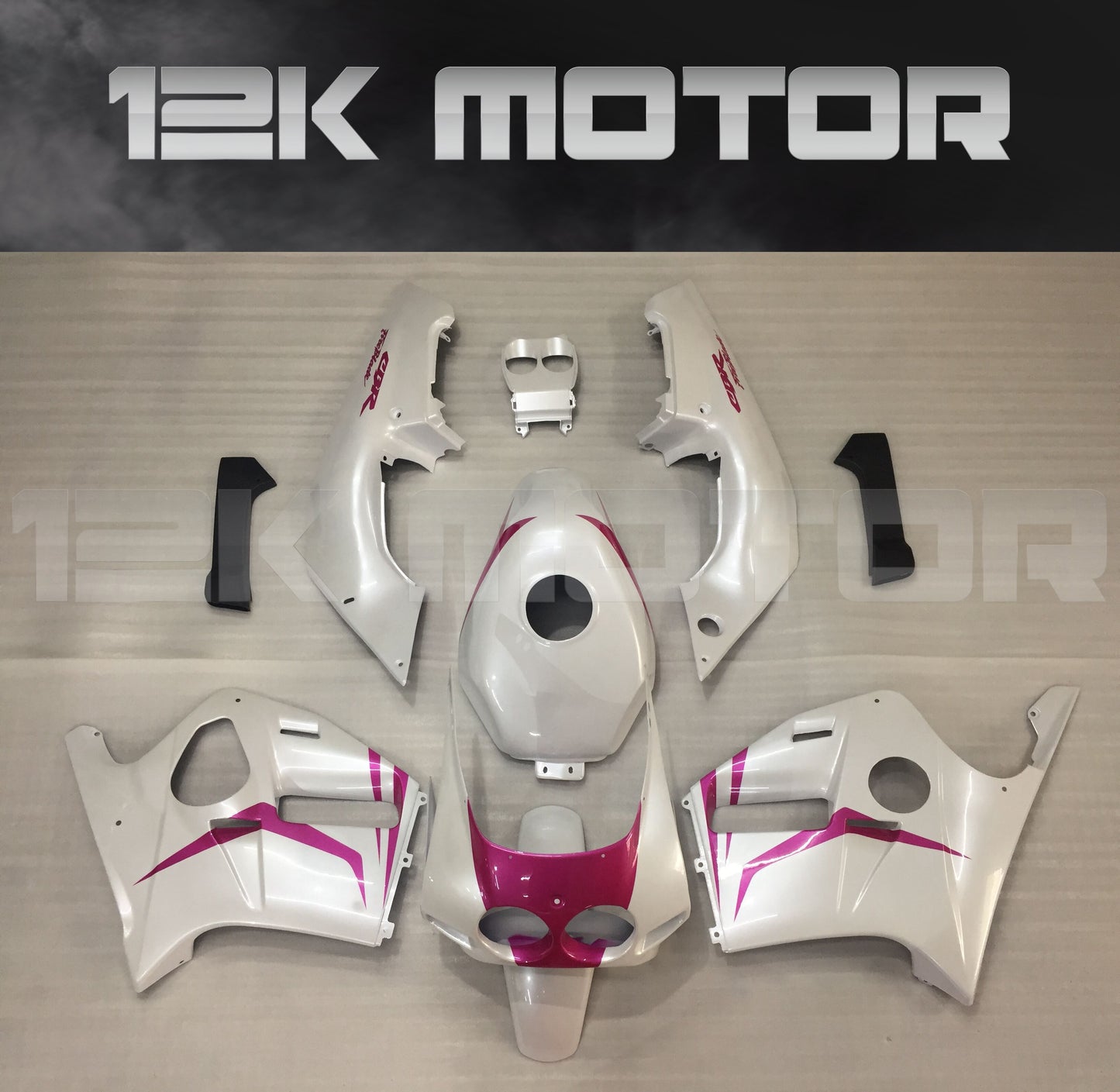 White design Fairing set Fit For HONDA CBR250RR MC19 1988 1989 Aftermarket Fairing Kit