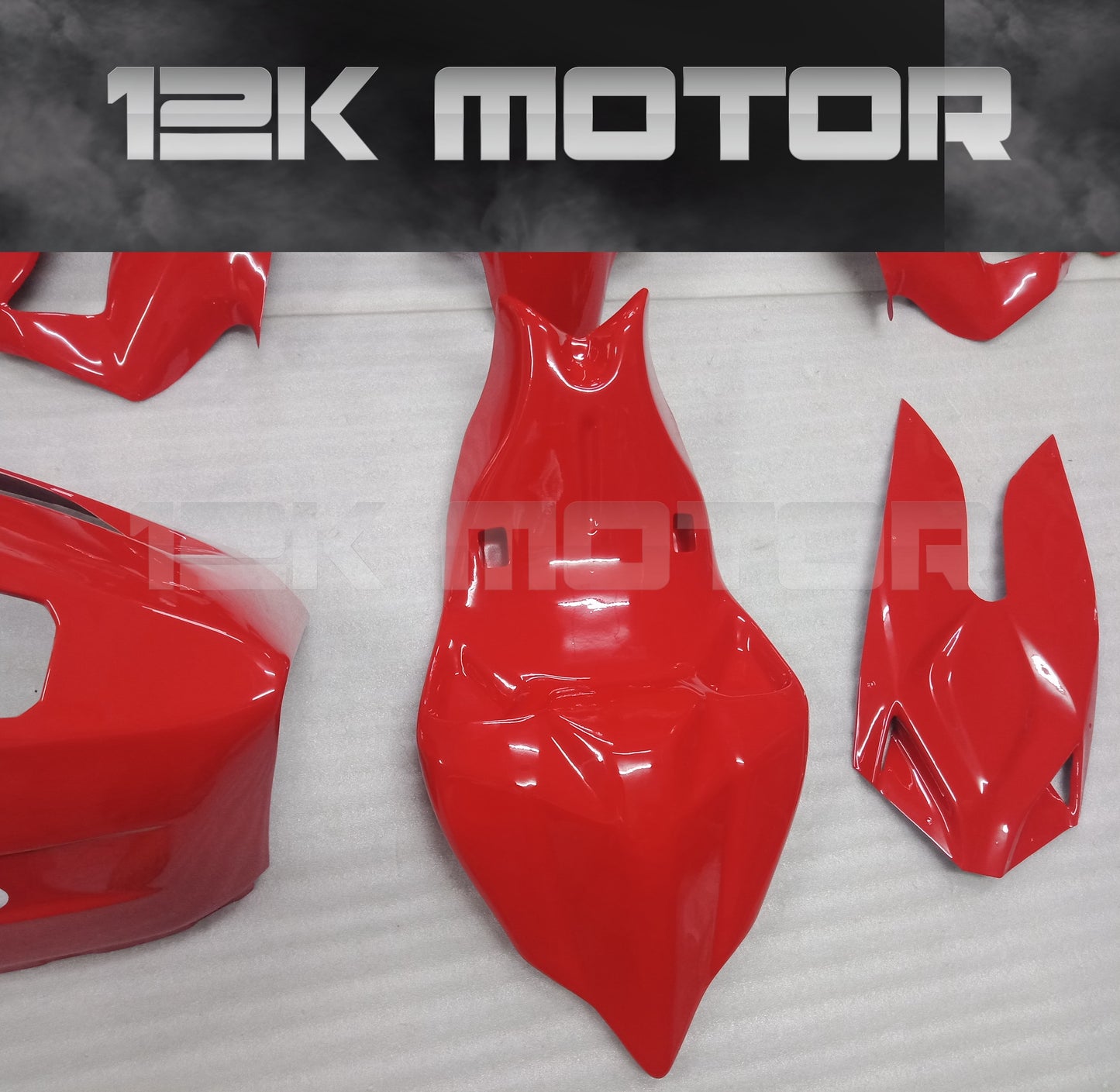 DUCATI 1199 899 Race Fairing Kit Fiberglass Red Color