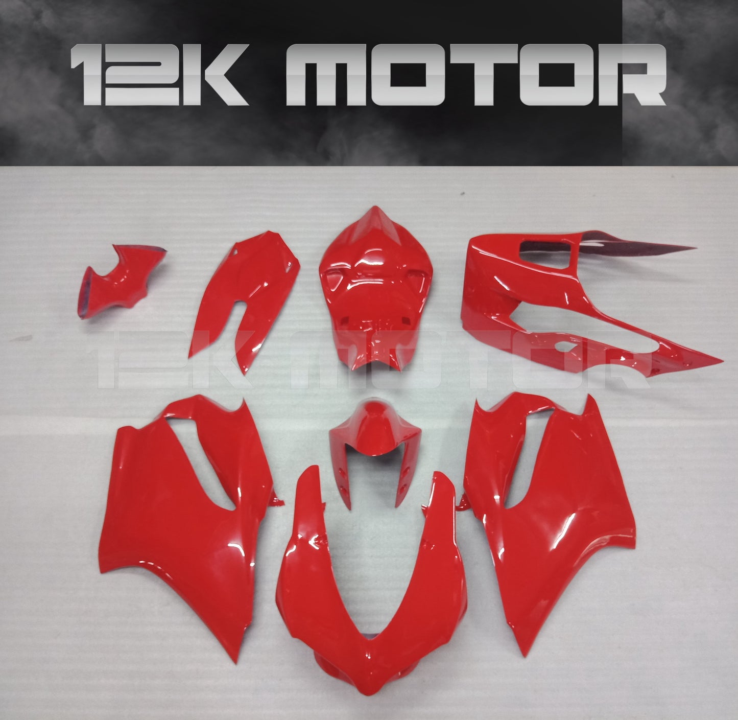 DUCATI 1199 899 Race Fairing Kit Fiberglass Red Color