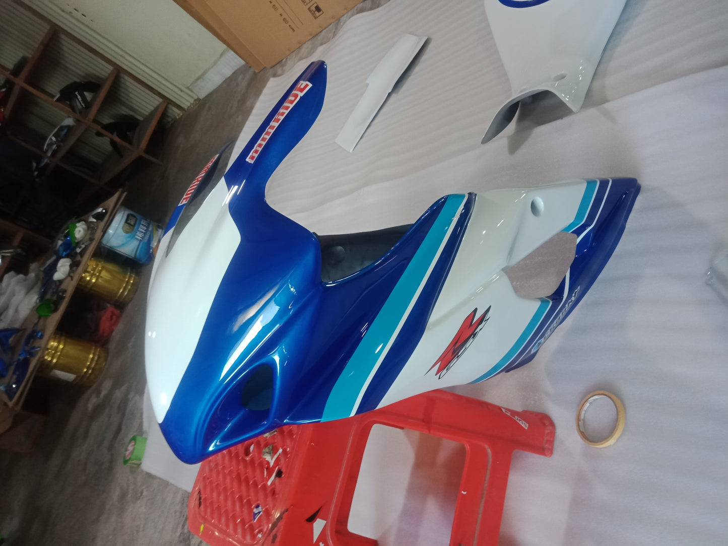Suzuki GSXR 1000 GSXR1000 2005 2006 Fiberglass Race Fairing Track Fairing