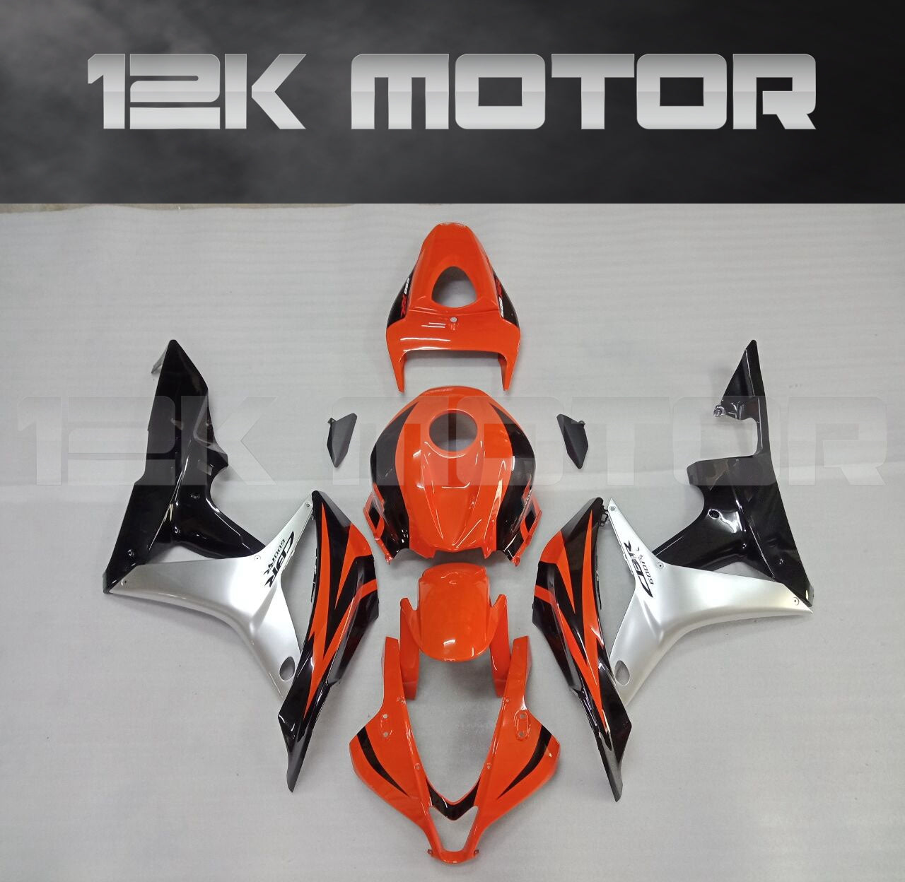 Black Red Honda Fairings Set fit for CBR600RR Fairings 2007 2008