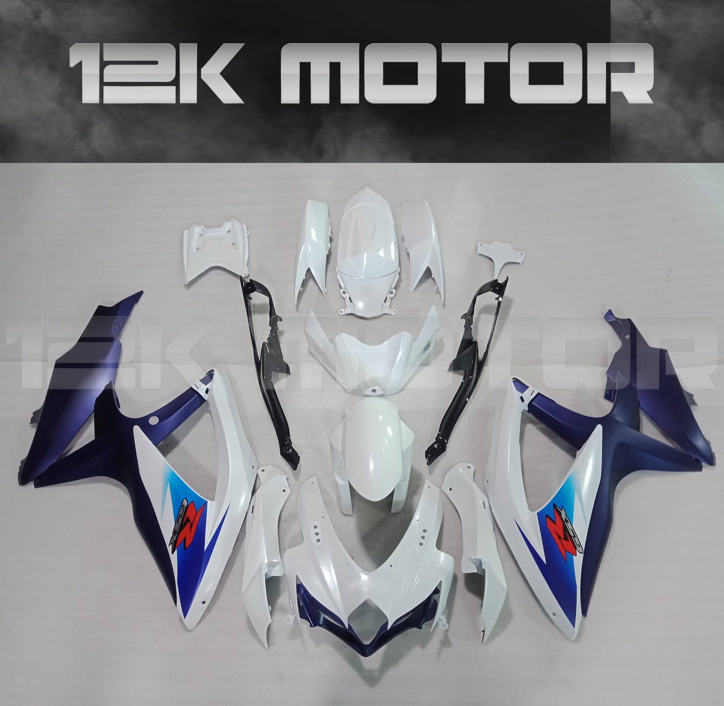 Original Blue White Design Fairing Kit for SUZUKI 2008 2009 2010 GSXR600 GSXR 750