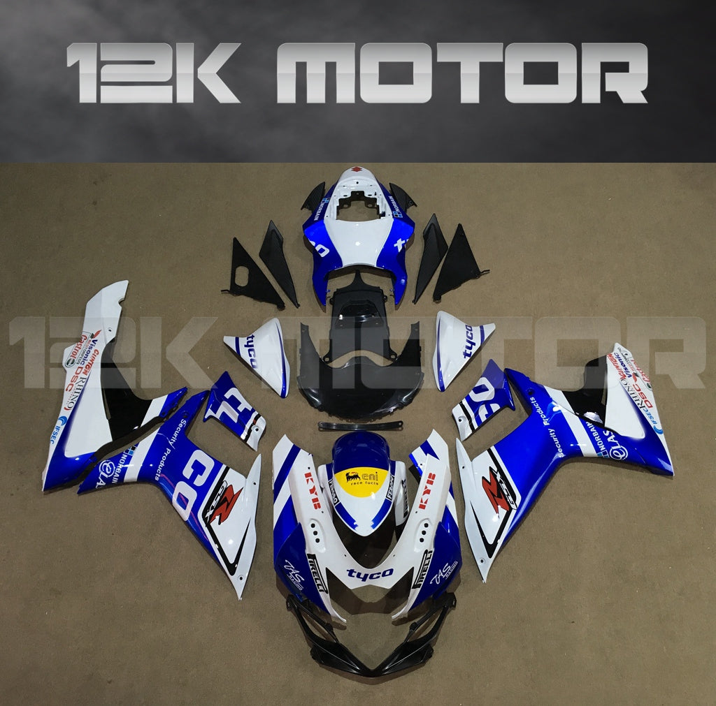 Blue TYCO Fairing Kit for 2011 to 2023 SUZUKI GSXR 600 GSX-R750