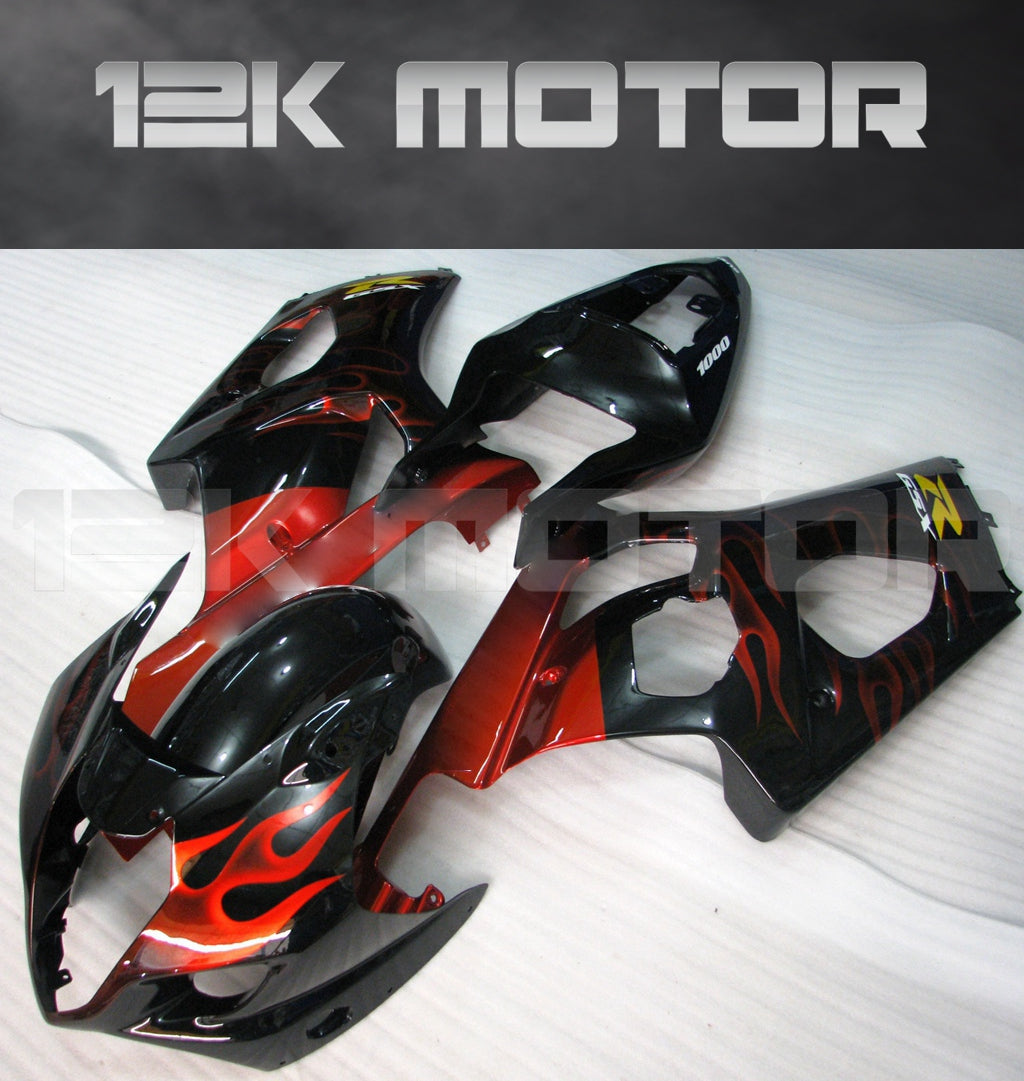 Black and Red Fairing fit for SUZUKI GSXR1000 2003 2004 Aftermarket Fairing Kit