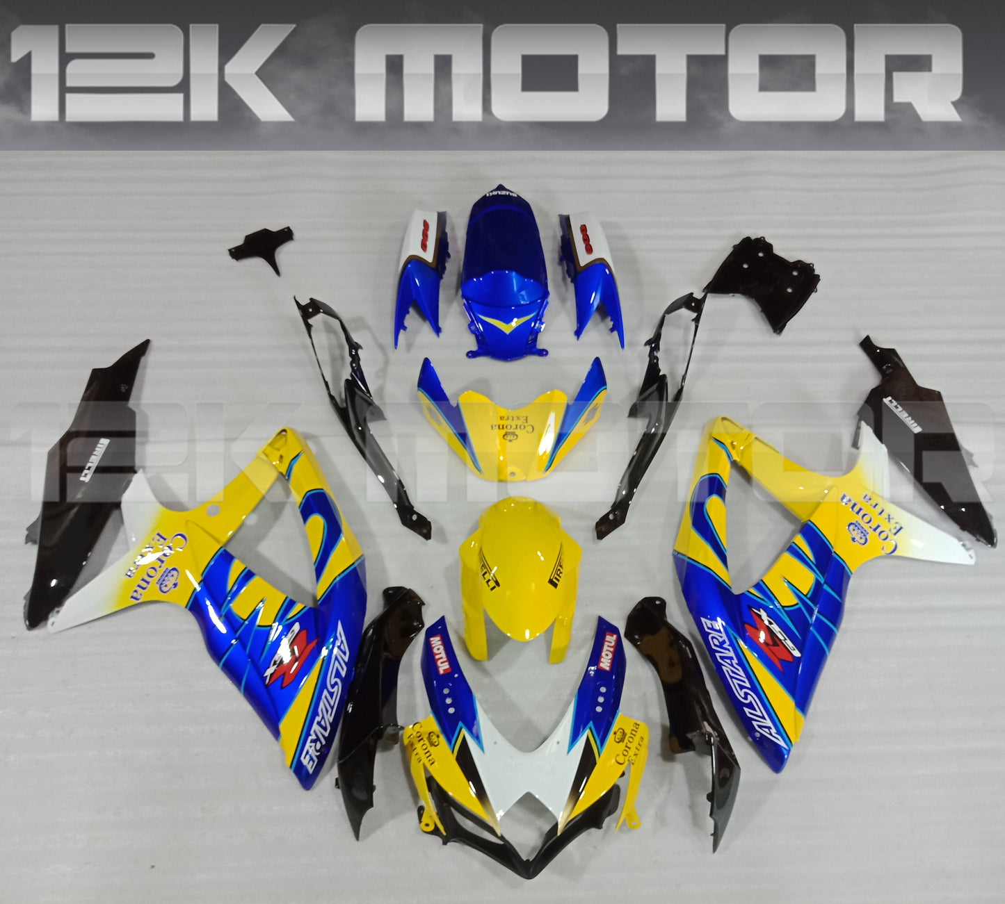 Yellow Corona Fairing Kit for SUZUKI 2008 2009 2010 GSXR600 GSXR 750