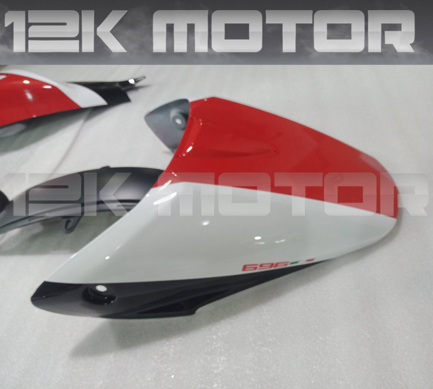 Red Black White Color Fairing For Ducati Monster 659 696 1100