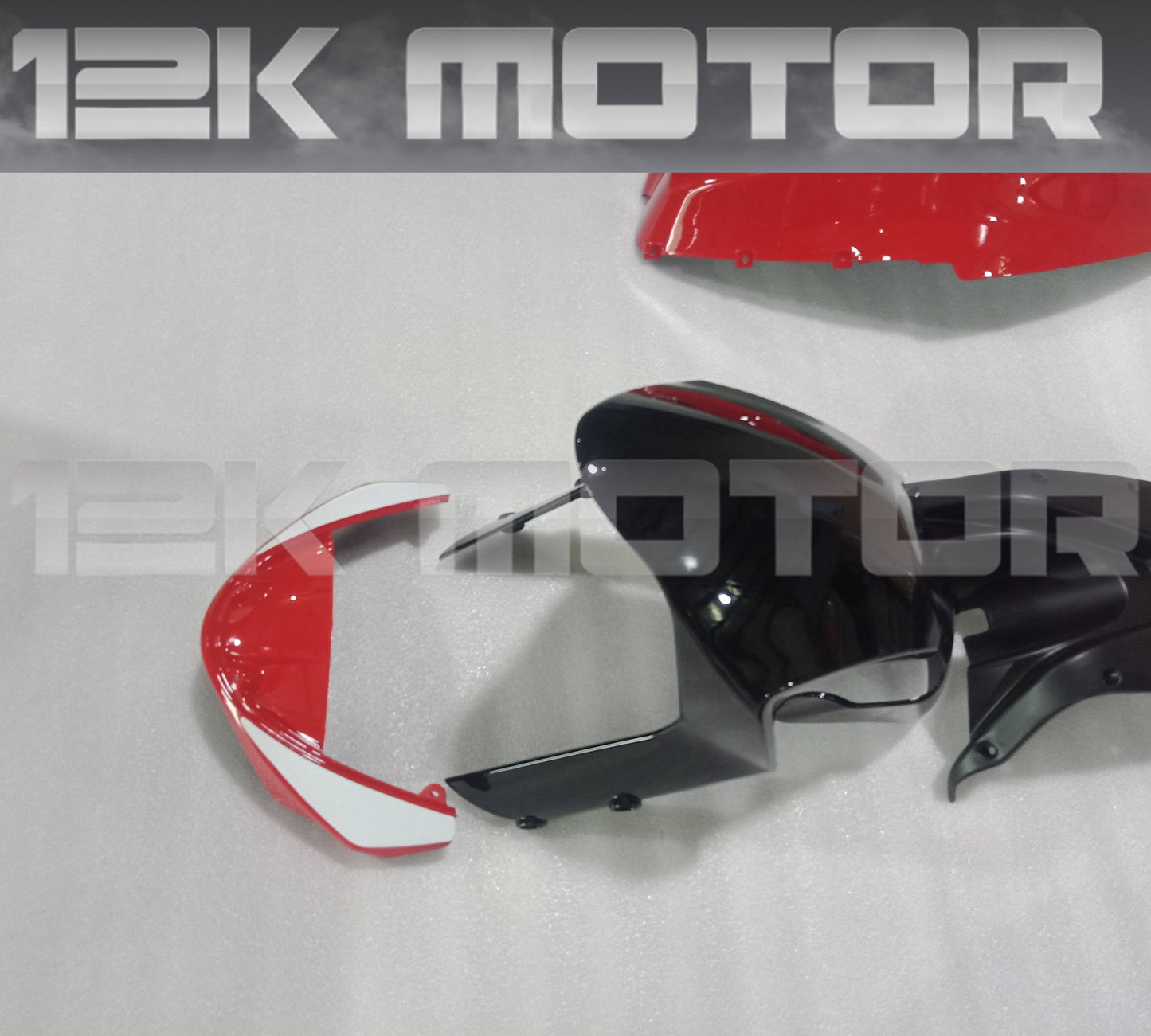 Red Black White Color Fairing For Ducati Monster 659 696 1100