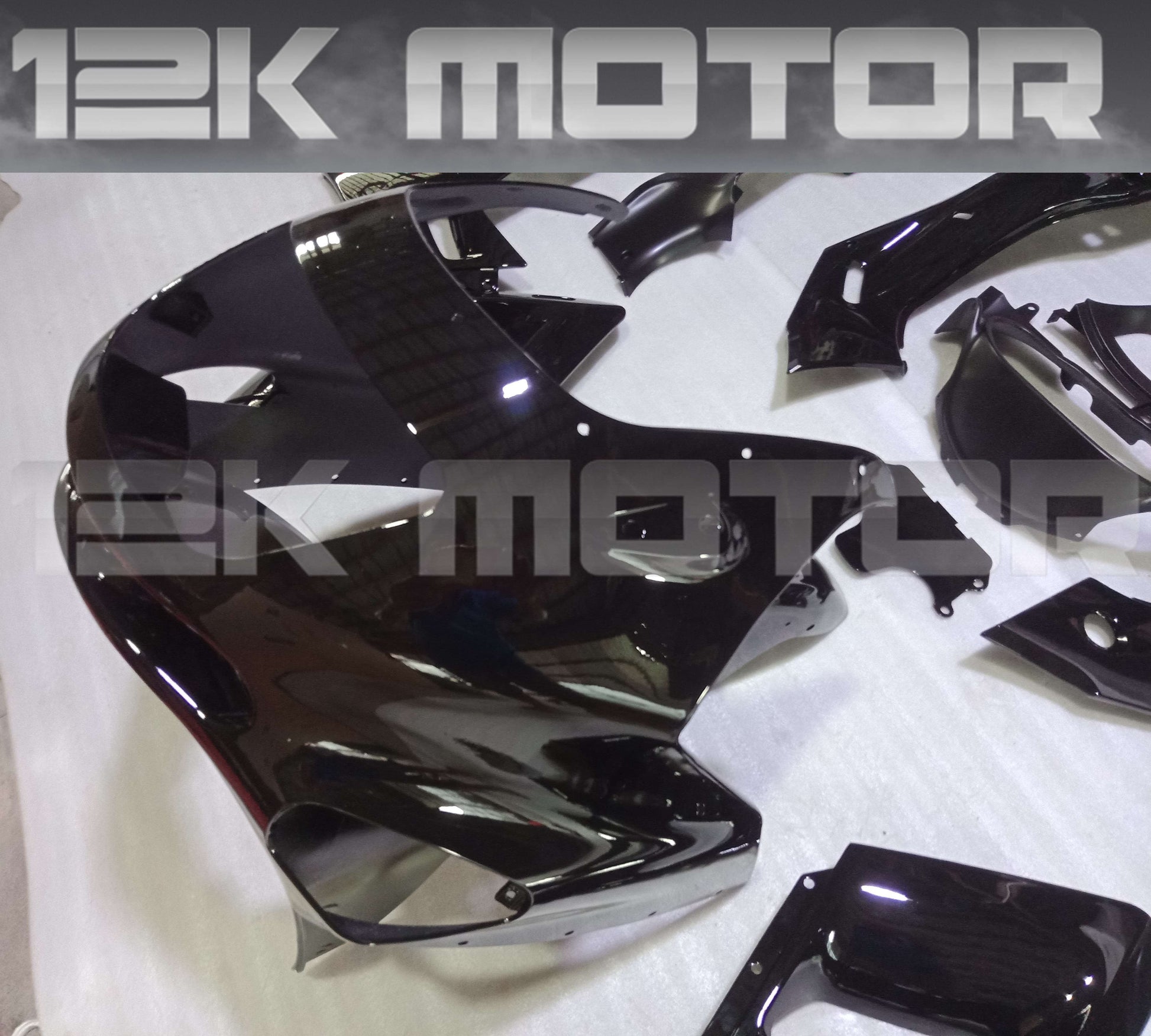 ALL Black Fairing Kit For KAWASAKI ZZR400 ZZR600