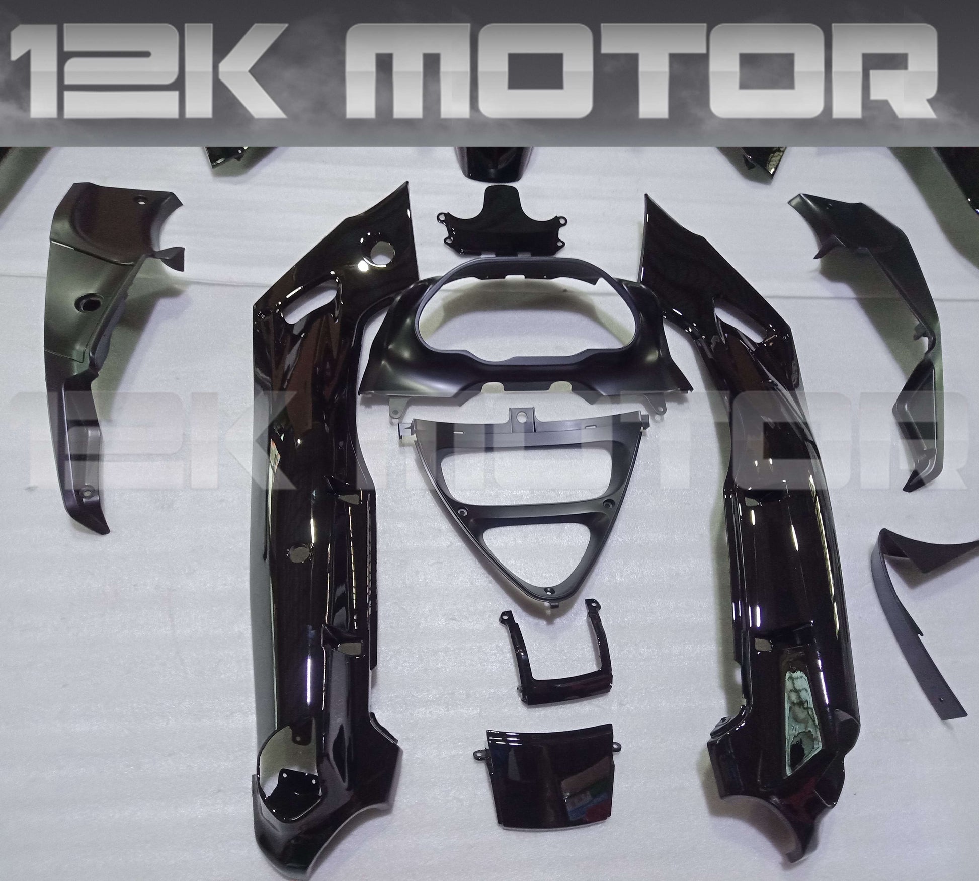 ALL Black Fairing Kit For KAWASAKI ZZR400 ZZR600