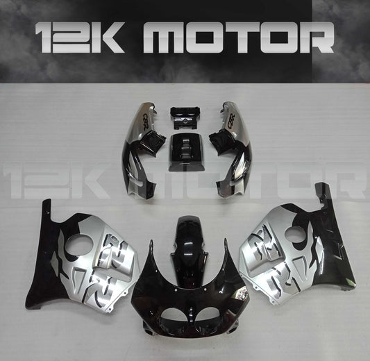 Black Chrome Honda Fairing Kit for HONDA CBR250 MC22 MC 22 1990-1999