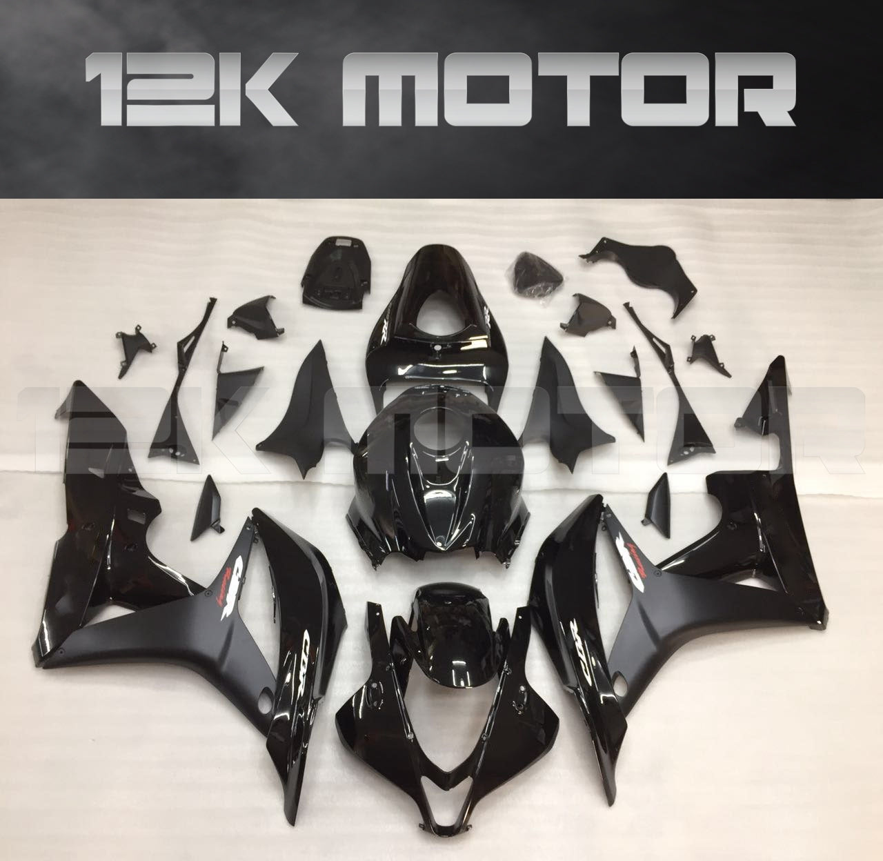 Black Fairing Kit for HONDA CBR600RR Fairings 2007 2008 Aftermarket Fairing Kit Set B1