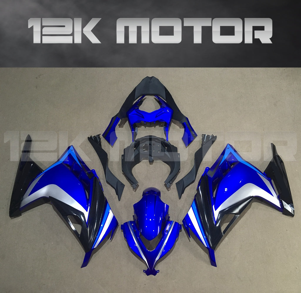 Blue Black Fairing Kit For Kawasaki Ninja 300 Fairings 2013 2014 2015 2016 2017 Aftermarket