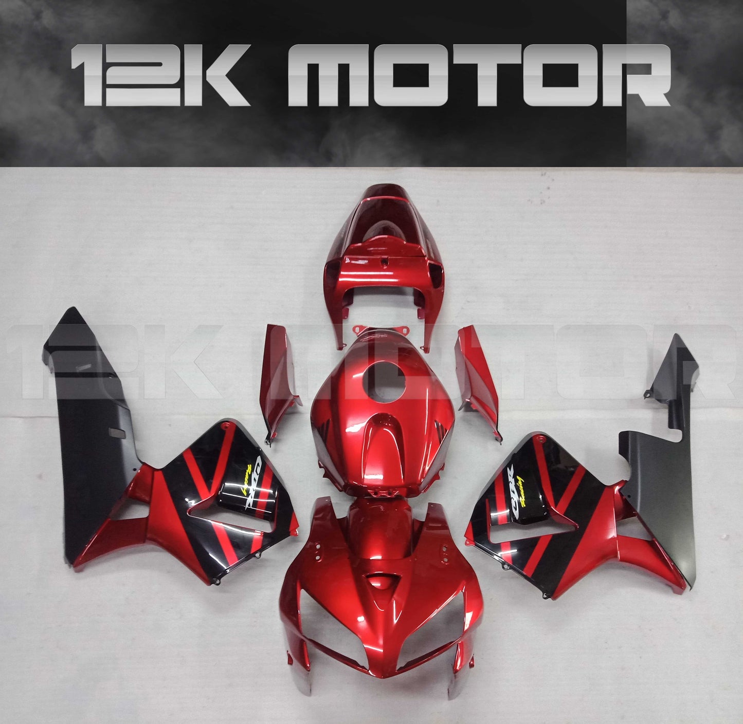 Candy Apple Red Fairing Kit For HONDA CBR600RR 2005 2006