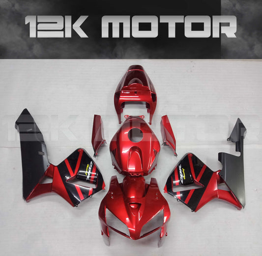 Candy Apple Red Fairing Kit For HONDA CBR600RR 2005 2006