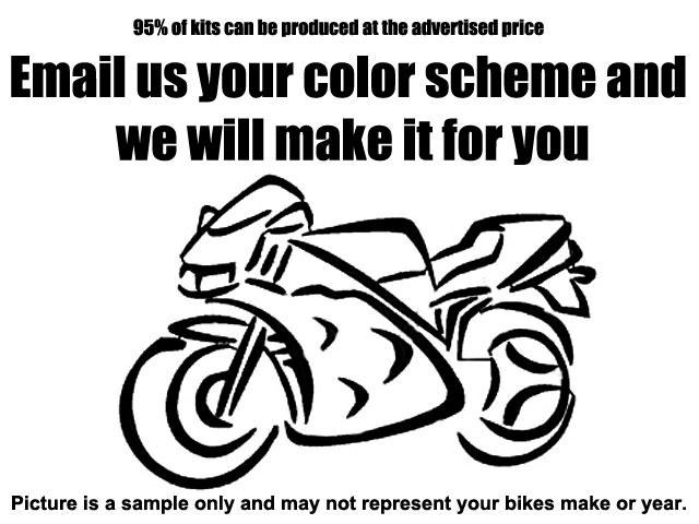 Advertisement image for 12K Motor Honda CBR1000RR Race Fairing Kit, showcasing a black and white line drawing of a motorcycle.