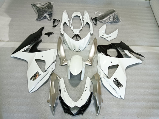 ---AU STOCKING---Factory White Silver Fairing Kit For Suzuki GSXR1000 2009 - 2016
