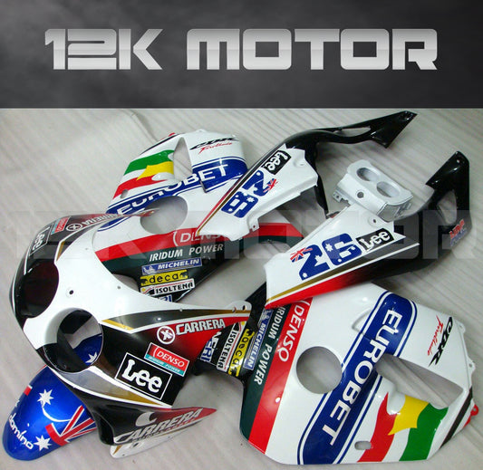 Eurobet Fairing Kit Set for HONDA CBR250 RR MC22 1990-1999 Aftermarket Fairing kits