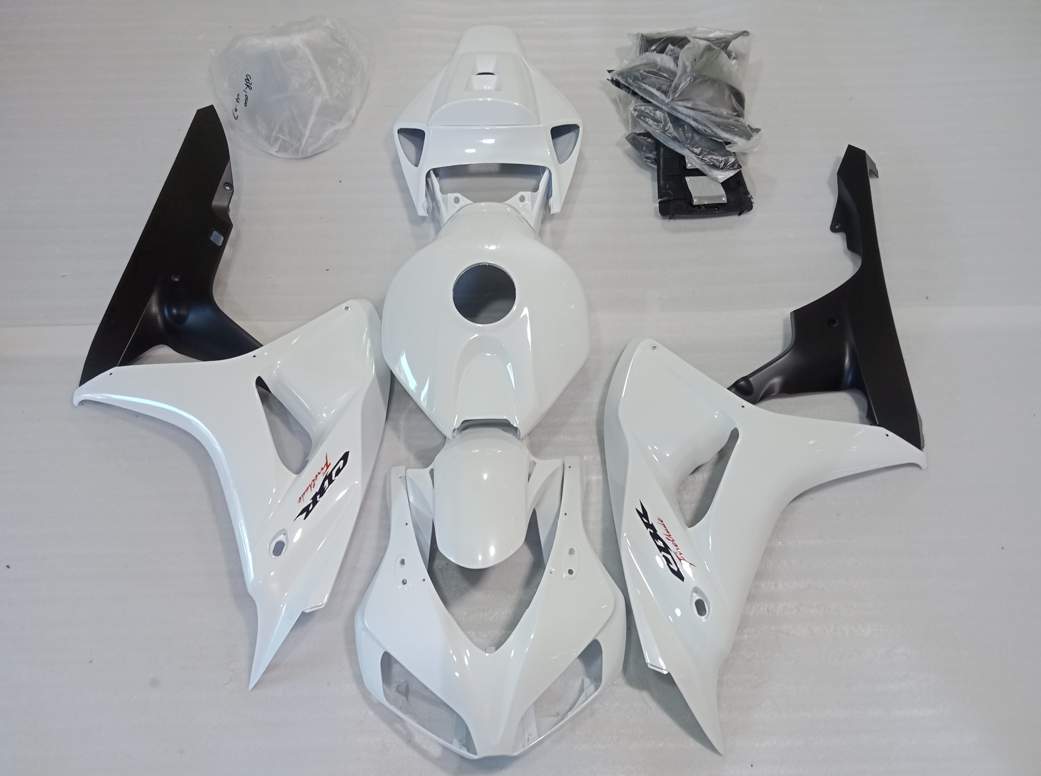---AU STOCKING---White Fairing Kit for Honda CBR1000RR 2006 2007